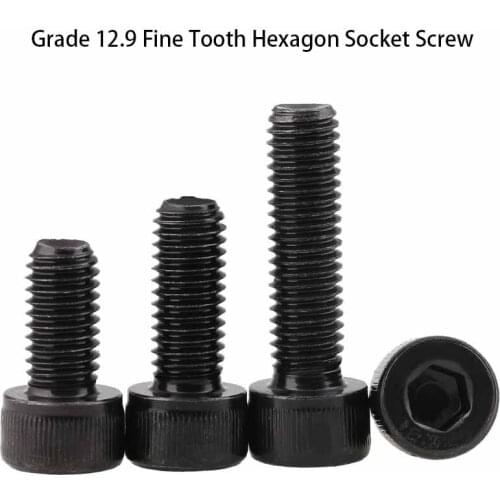 DIN912 Promotion Class 12.9 Cup Head Hexagon Socket Head Screw Extended Cylinder Head Hexagon Socket Head Bolt M6-M12 1Pcs