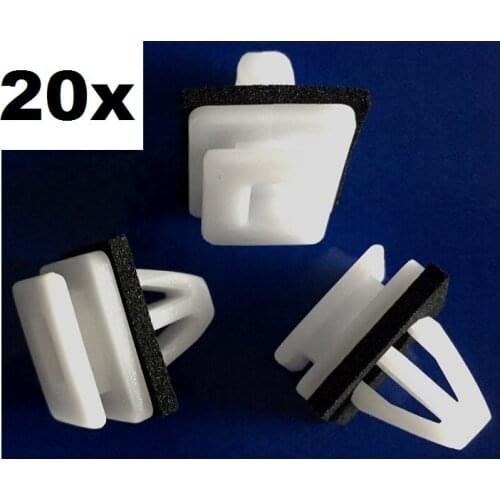 FOR HONDA CIVIC FOR CR-V ODYSSEY ACURA BUMPER SIDE SKIRT SILL TRIM CLIPS EXTERIOR x20 #91504-SP1-003-2012