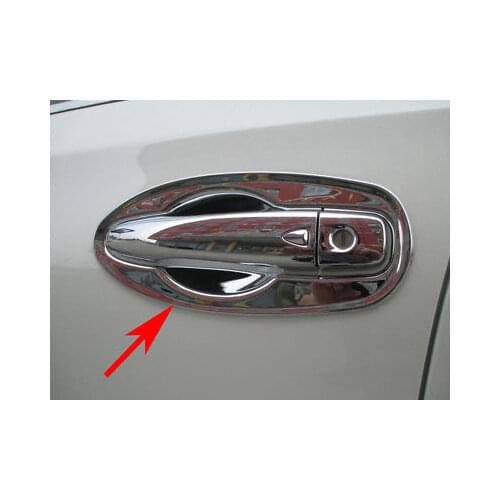 For Nissan Rogue Xtrail T32 14-18 Chrome Door Handle Surround Molding Protector