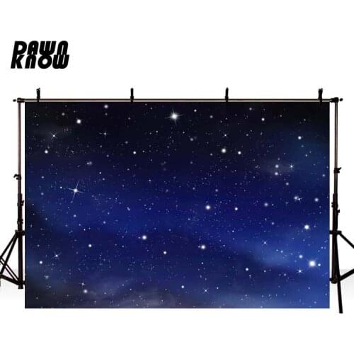 DAWNKNOW Space Star Photography Background Newborn Night Sky Backdrop Photo Studio Props Photocall Shoot Customize 2708
