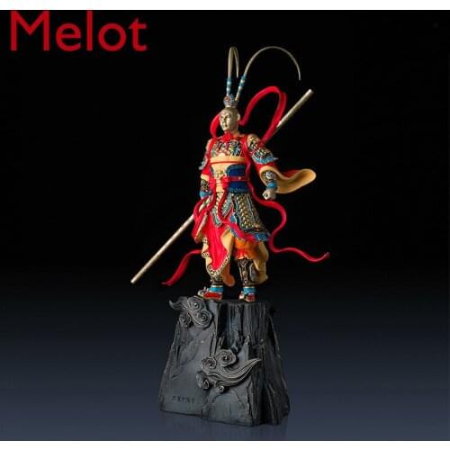 Chinese-Style Limited Edition Handmade Work "Great Sage" Qi Tian Da Sheng All Copper Ornaments