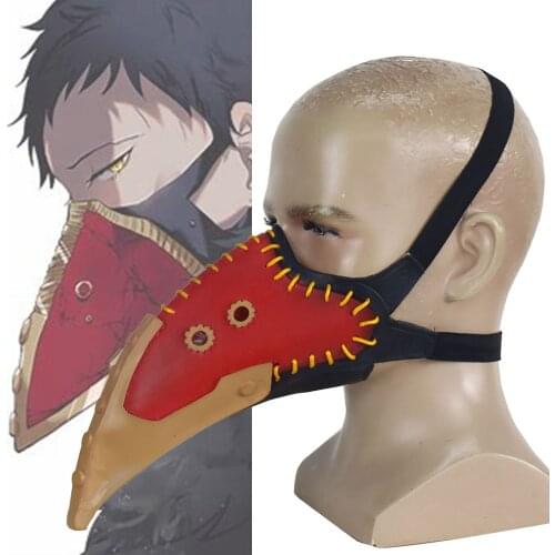 My Hero Academia Overhaul Kai Chisaki Cosplay Beak Boku No Hero Academia Bird Mouth Halloween Carnival Cosplay Costume Prop