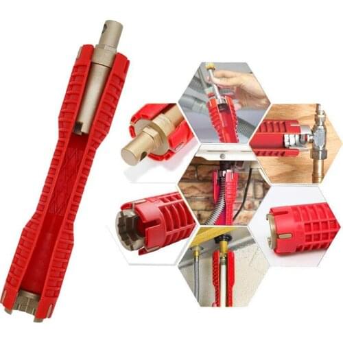 Faucet and Sink Installer Wrench Anti-Slip Handle Double Head Wrench Tool Extra-long design Wrench Tools