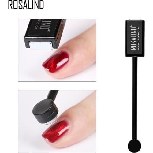 ROSALIND Magnet Stick For Cat Eye Gel Nail Polish DIY 3D Magic Effect Nail Curved Line Strip Designed Nail Art Manicure Tool