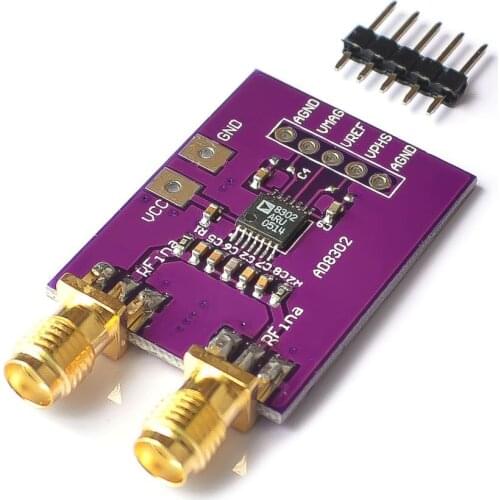 AD8302 Amplitude Phase RF Detector Module IF 2.7GHz Phase Detection for Ham Radio Amplifiers Board for Arduino