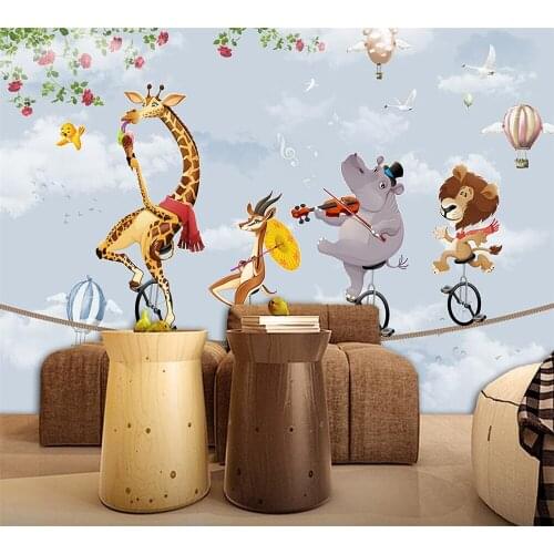 Beibehang Nach Nordic hand-gemalt wolken heißer luft ballon starry sky kinderzimmer hintergrund tapete papier peint