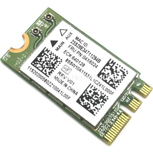 Atheros Original Wifi Bluetooth 4.0 Lenovos QCNFA335 NGFF Wireless Card For G40-30 45 70 B50 V1000 Flex 20 FRU: 04X6024