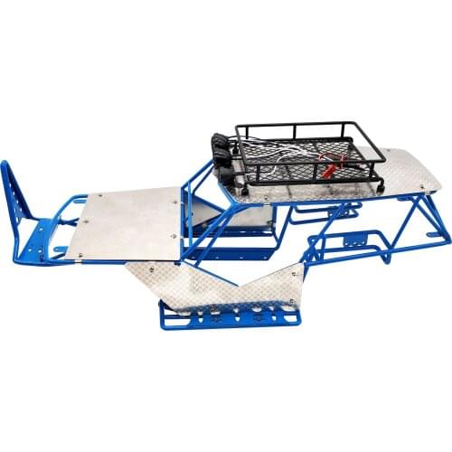 Roll Cage Chassis Frame with Roof Rack for Axial Wraith AX90018 90045 1/10 RC Rock Racer Parts