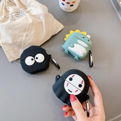 Honor X1 Earbuds Case Cute Dinosaur Cartoon Silicone Headphone Cases for Huawei Honor Earbuds X 1 Earphone Protection Cover Case