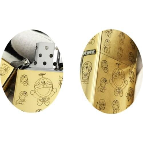 Cute Cartoon Cat Kerosene Gasoline Petroleum Oil Lighter Igniter Man Woman Gift (No Fuel, Handed -Made Sculpt 4 to 7 Day)