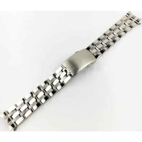 High Quality 19mm 20mm For PRC200 T17 T461 T014430 T01441 Watchband Watch Parts male strip Solid Stainless steel bracelets strap