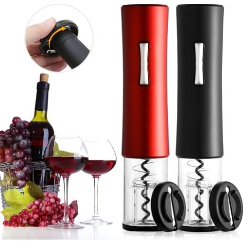 Automatic Bottle Opener Electric Champagne Red Wine Opener with Foil Cutter Set Professional Corkscrew Bar Kitchen Accessories