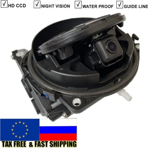 Car Flip Logo Rear View Reversing Camera for VW Magotan Passat CC Golf 5/6 Golf7 MK6 MK7 Polo RCA Flipping Emblem Badge Camera
