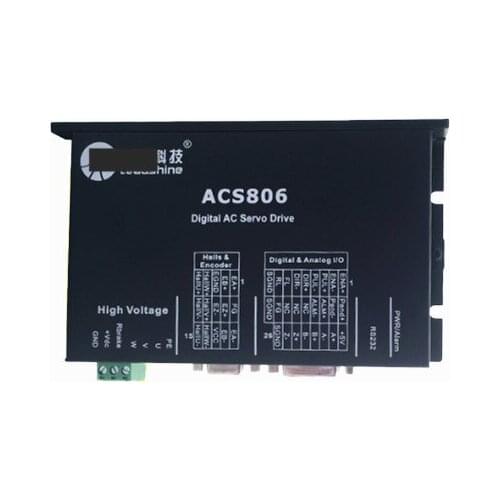 Brushless Servo Drive ACS806 18-80V DC 32-bit DSP Control To Drive 20-400W Brushless Servo Motor 18A Peak