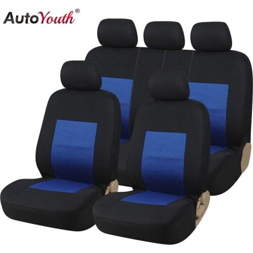AUTOYOUTH Auto Seat Covers Full Set Breathable Car Seat Cover Universal For Most Cars Fiat Punto Ford Focus 2 Cubre Asientos