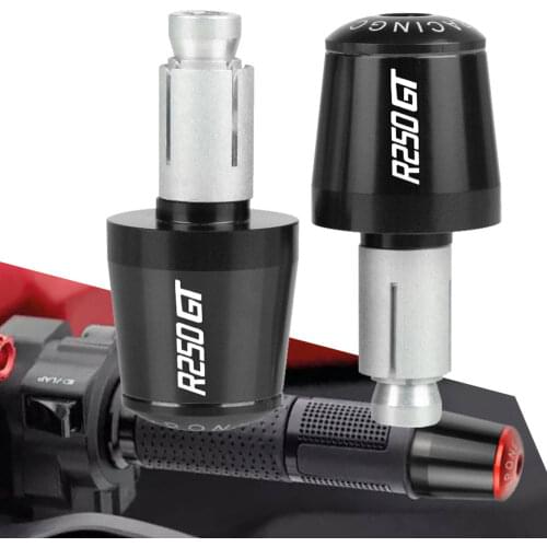 FOR HYOSUNG R250GT 2006 2007 2008 2009 2010 Motorcycle 7/8'' 22MM Handlebar End Moto Grip Ends Plus Handle Bar Grips End Tip Cap