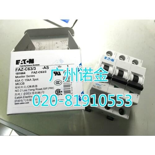 EATON FAZ-C63/3 100% new and original
