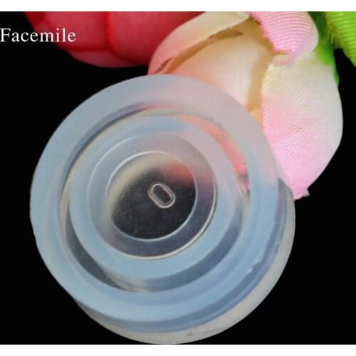 Facemile 1PCS Silicone Fondant DIY Cabochon Ring Mold Jewelry Making Mould DIY Hand Craft Chocolate Cake Decor Mold Gift 50-367