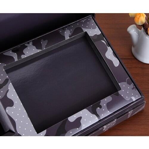 Custom Matt Black Stiff Cardboard Drawer Packaging Gift Box With Puller,Paper Box Packaging manufacturers ---DH10141