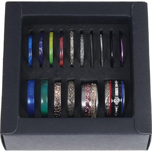 Cremo Stackable Titanium Interchangeable Filled Rings Copper Material Women Stainless Steel Base Accessories