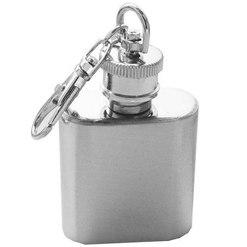 1 oz Mini Pocket Hip Flask Stainless Steel Wine Bottle Whiskey Liquor Alcohol Screw Cap Funnel Drinkware Bottle Outdoor Tool