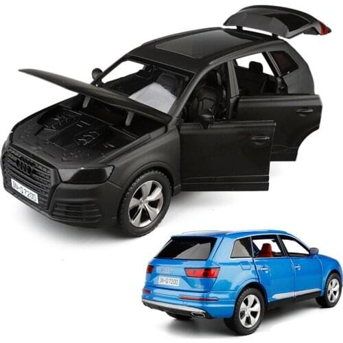 1:32 High Simulation City Q7 SUV Model Car Alloy Diecast Metal Pull Back Cars Toy Educational Collection For Kids Gifts V088