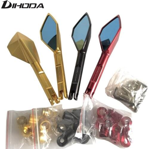 Motorbike Motorcycle Full CNC Adjusting Rearview Mirror Folding Side Mirrors For KAWASAKI HONDA SUZUKI YAMAHA DUCATI KTM