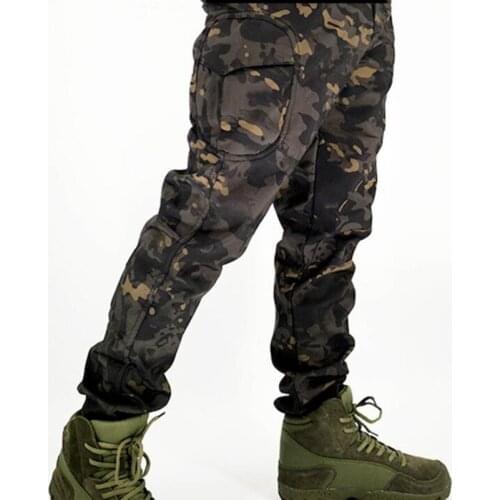 Bionic Camouflage Pants Men Tactical Sniper Camo Trousers Waterproof Thermal Hunting Fishing