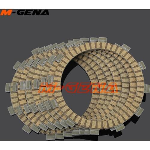 Motorcycle Clutch Friction Plates Disc Set 7pcs For KAWASAKI KDX125 KDX200 KL250 KLX250 KLX300