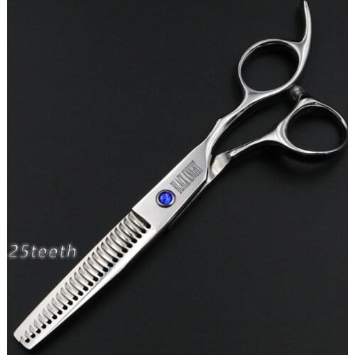 6 Inch Professional Pet Scissors Dog Grooming Thinning Shears Kit for Animals Japan440C 25 Teeth High Quality Personality Styles