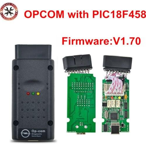 Professional OBD2 OPCOM V1.70 Support Flash Update For Opel OP COM OP-COM With PIC18F458 Firmware V1.70 Free Shipping