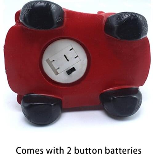 Q9QF Christmas Colorful LED Light Snow Globe Car Santa Claus Snowman Luminous Ball