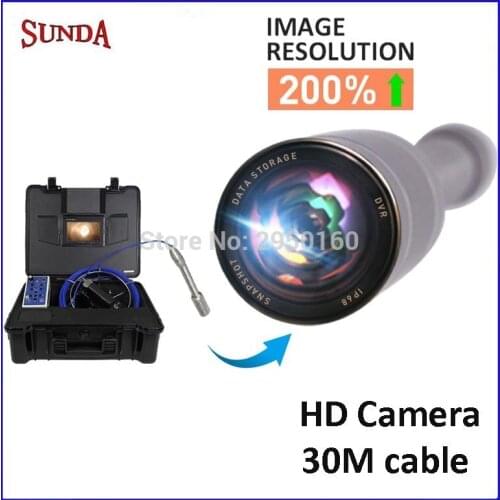 Handheld 720P full HD Cavity wall inspection camera 720HD Pipe inspection camera,image resolution improve 200