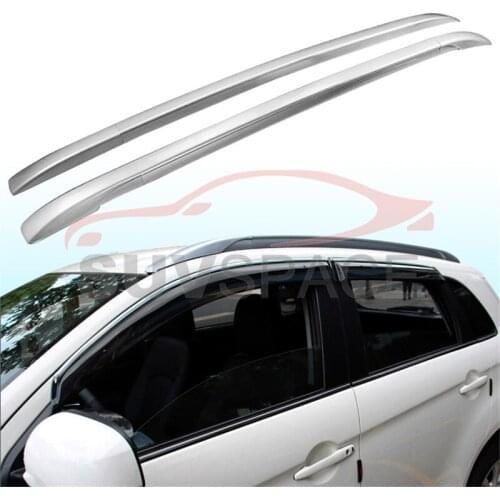 High quality aluminum for Mitsubishi ASX 2010-2018 baggage luggage roof rack rail
