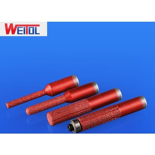 WeiTol 1 pcs cnc Granville Quartz Stone Seamless splicing emery straight bit trimming Diamond emery straight bit for stone