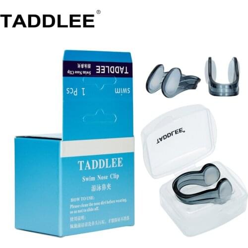 Taddlee Brand Swimming Nose Clips Plugs Adult Nose Protection Competition Protector Waterproof Silicone