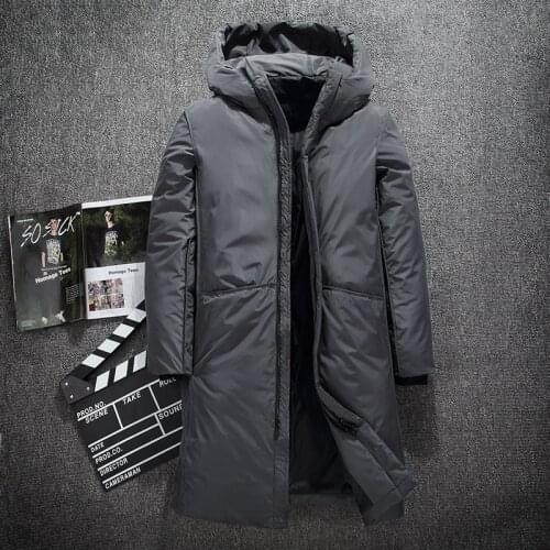 Winter Down Jacket Men Warm Thick Brand Clothing Top Quality X-Long Male White Duck Down Coat M-3XL Mens Clothing