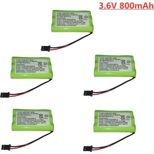 1Pcs/2Pcs/3Pcs/5Pcs rechargeable cordless phone battery for uniden BT-909 BT909 3 * AAA ni-mh 800mAh 3.6V rechargeable batteries