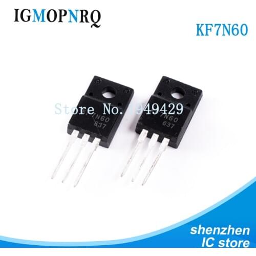 10PCS KF7N60 KF7N60F TO-220 7N60 New fast delivery