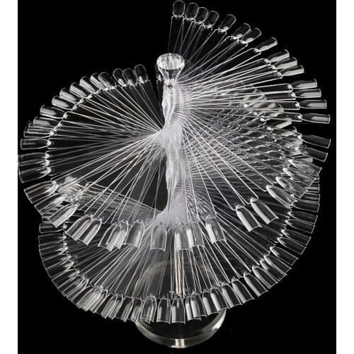 120 Pcs False Nail Practic Tips Sticks Display Stand Spiral Display Shelf Uv Gel Nail Polish Color Chart Proffessional 2 Colors