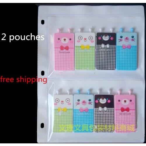 2 pouches samples bag,A4 multi sample, multi display bag, A4 plastic bag, free shipping