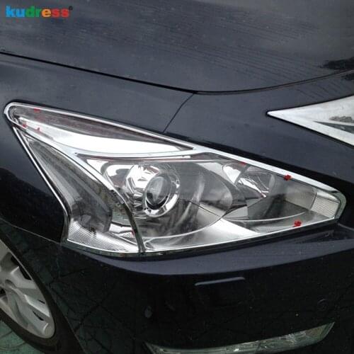 For Nissan Teana 2013 2014 2015 ABS Chrome Rear Tail Light Lamp Cover Trim Taillight Frame Decoration Auto Accessories