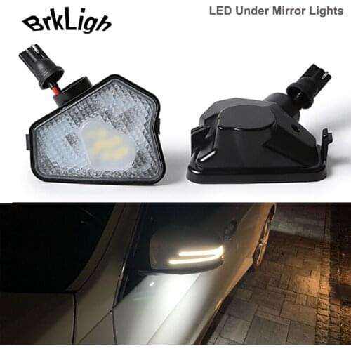 2Pcs LED Puddle Lamps Under Side Mirror Light For Mercedes Benz W176 W204 W117 W246 W212 W218 W156 W209 W221 W242 C216 C207 C219