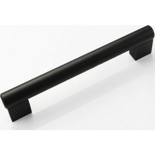 5" modern simple furniture handles black kitchen cabinet pull handle stain black dresser cupboard wardrobe door handle pull knob