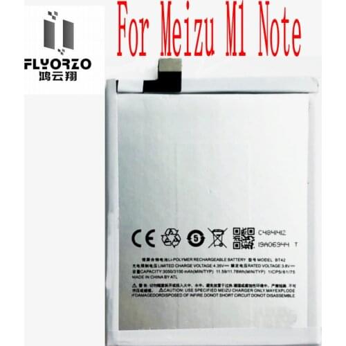 High Quality 3100mAh BT42 Battery For Meizu M1 Note Cell Phone
