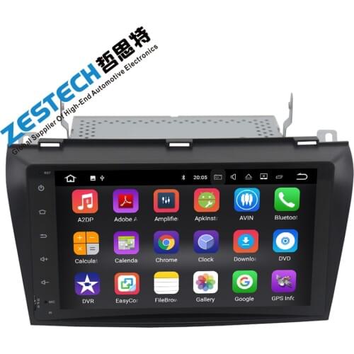 Android 7.1 4-core 2 +16 GB Memory car radio gps multimedia for mazda 3 2004-2009 with WifFi/Bluetooth/Radio/gps navigation