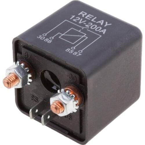 Car Truck Motor Automotive Relay 12V 200A Continuous Type Automotive (200A)