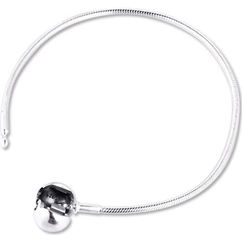 Essence Clasp Bracelets 100% 925 Sterling Silver Jewelry Free Shipping
