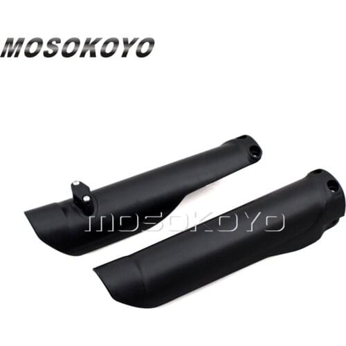 Black Dirt Bike Enduro Front Fork Guard Protector For TC FC TE FE SX SXF XCF EXC 125 250 350 450 501 2015-2019