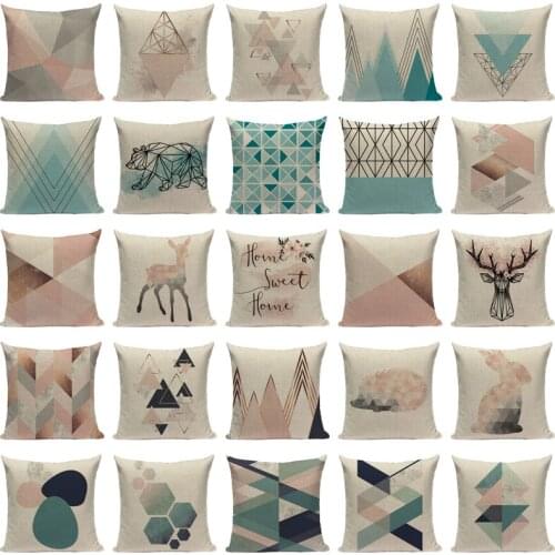 Geometry cover cushion 45*45 home cushions cushion Geometric animals decorative cushions Dropshipping throw pillows